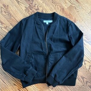 American Apparel Black Bomber Jacket